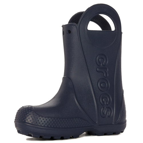 Crocs Children Rain Boots Navy Handle Boot