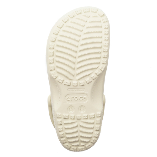 Crocs Classic Platform Clog Beige Slides