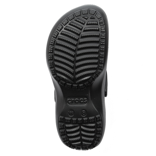 Crocs Classic Platform Clog Black  Slides