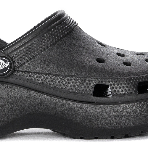 Crocs Classic Platform Clog Black  Slides
