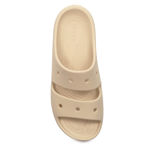 Crocs Women Beige Platform Slide