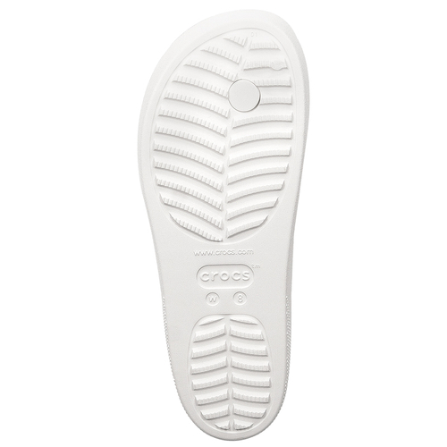 Crocs Women Slides White Platform Flip