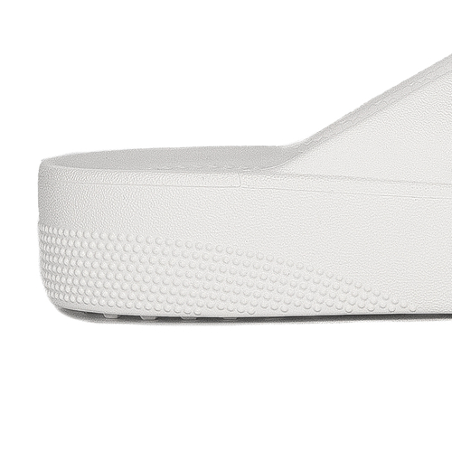 Crocs Women Slides White Platform Flip