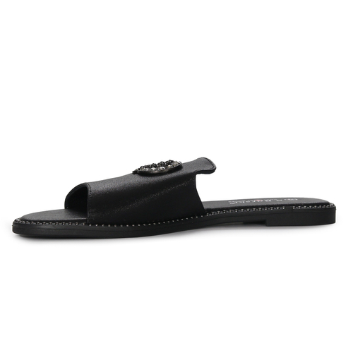 D&A Women's Black Slides