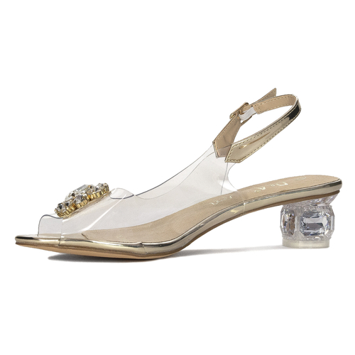 D&A Women's Gold sandals