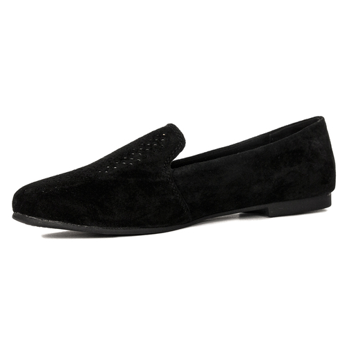 D&A Women's Low shoes Leather Black