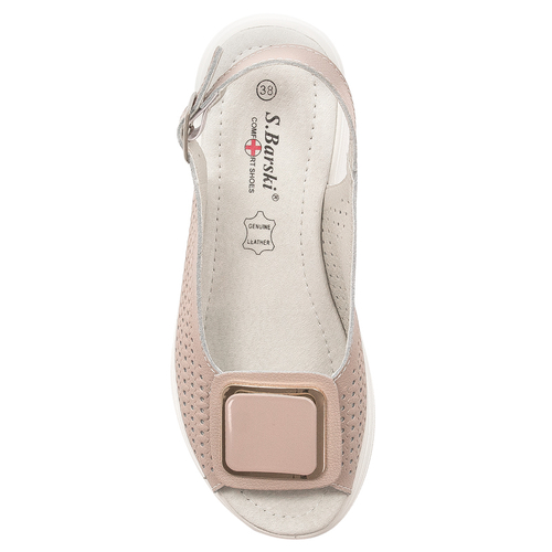 D&A Women's Sandals On Platform Pink
