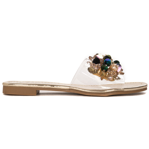 D&A Women's Slides Gold