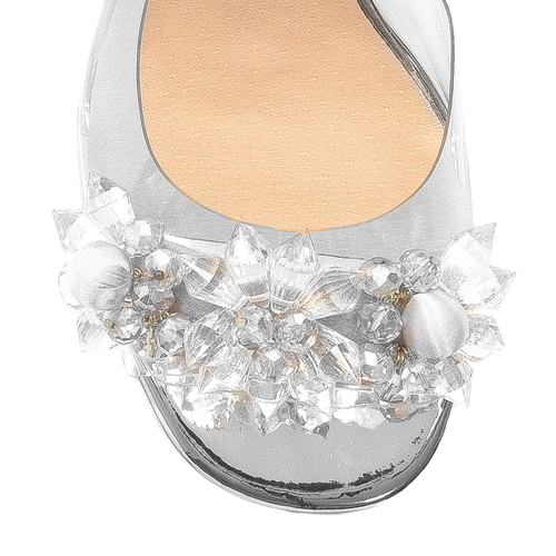 D&A Women's high-heeled sandals Silver