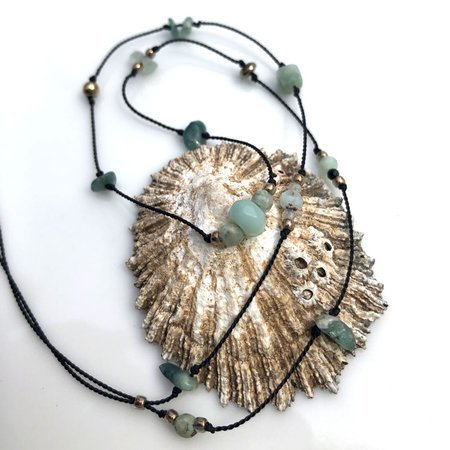 DOTS Jewelry Necklace Aqua Shapes 9