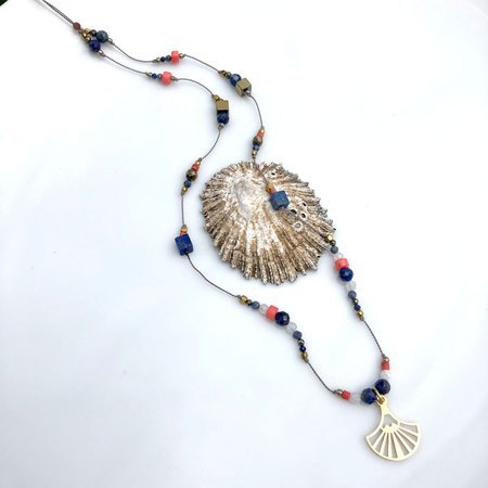 DOTS Jewelry Necklace Coral Palmeta 13