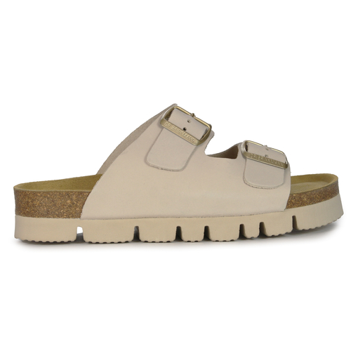 Dr. Brinkmann Women's Slides Off White Leather