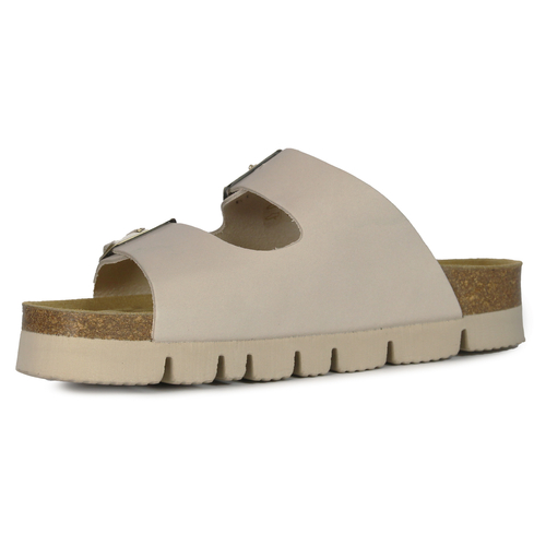 Dr. Brinkmann Women's Slides Off White Leather