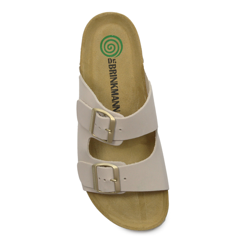 Dr. Brinkmann Women's Slides Off White Leather