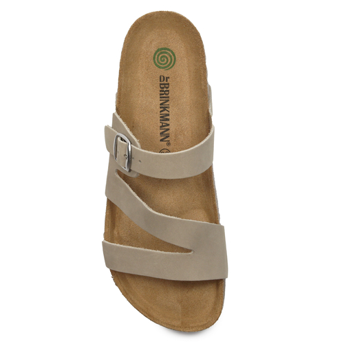 Dr. Brinkmann Women's Slides Sand Leather