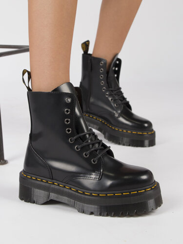 Dr. Martens Jadon Black Women's leather boots