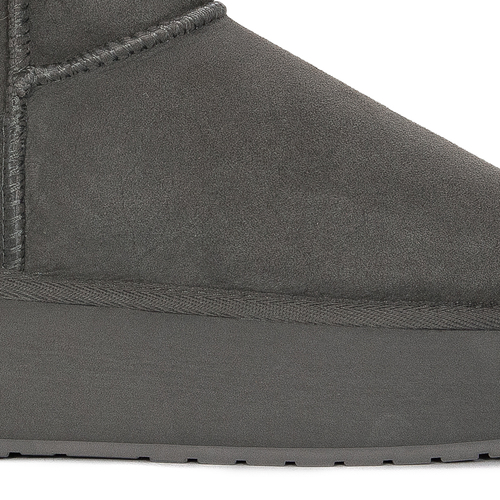 EMU Australia Boots Foy Flatform Micro Charcoal 