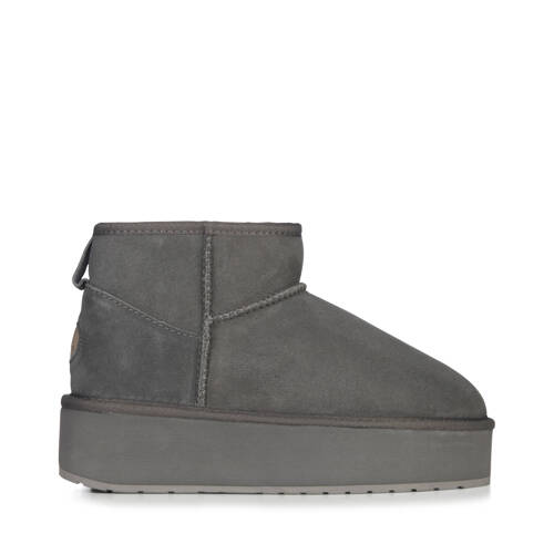 EMU Australia Stinger Micro Flatform Charcoal Boots