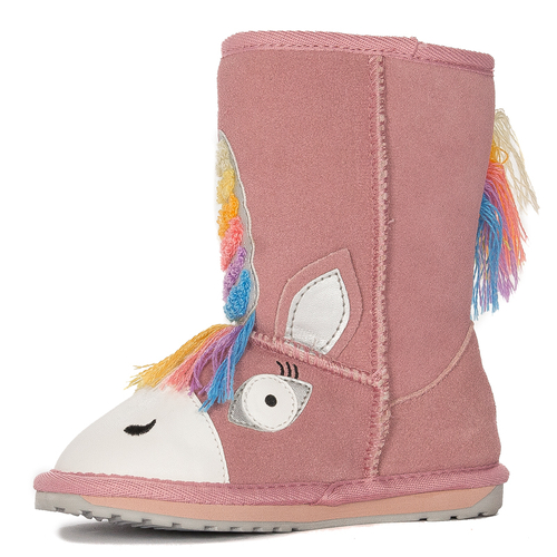 EMU Australia shoes Magical Unicorn Pale Pink / Rose Pale children's boots