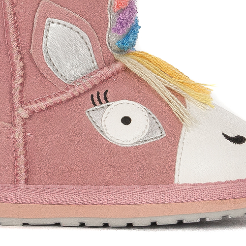 EMU Australia shoes Magical Unicorn Pale Pink / Rose Pale children's boots
