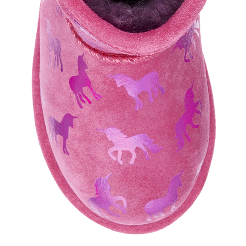 EMU Australia shoes Rainbow Unicorn Brumby Deep Pink children's boots