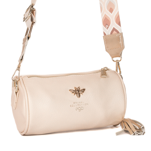 Ego Beige small bag with a bee