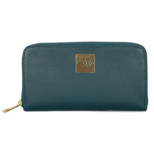 Ego Women's large leather wallet Green