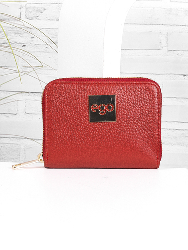 Ego Women's small leather wallet Red