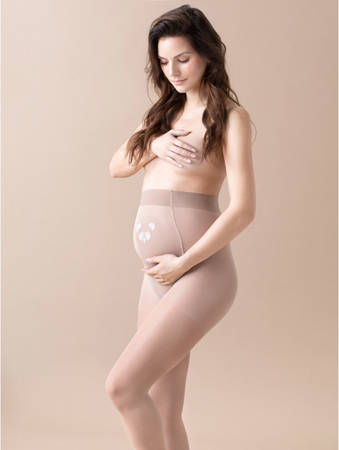 FIORE Maternity Tights Mama Panda W5003 20 DEN Nude