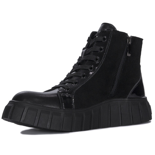 Filippo Black Ankle Boots for Women