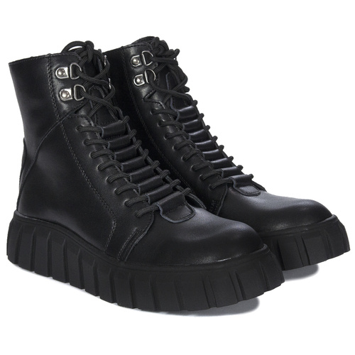 Filippo Black Ankle Boots for Women