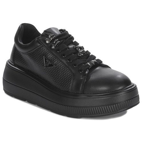 Filippo Black Leather Sneakers