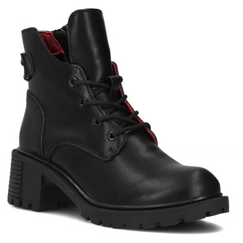 Filippo Black Leather Women's Boots