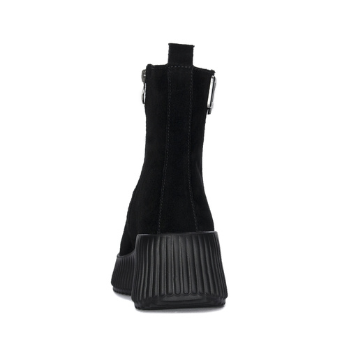 Filippo Black Suede Ankle Boots for Women