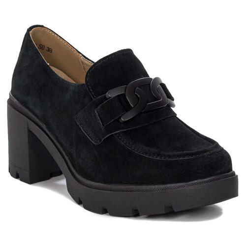 Filippo Black Women's Flat Shoes