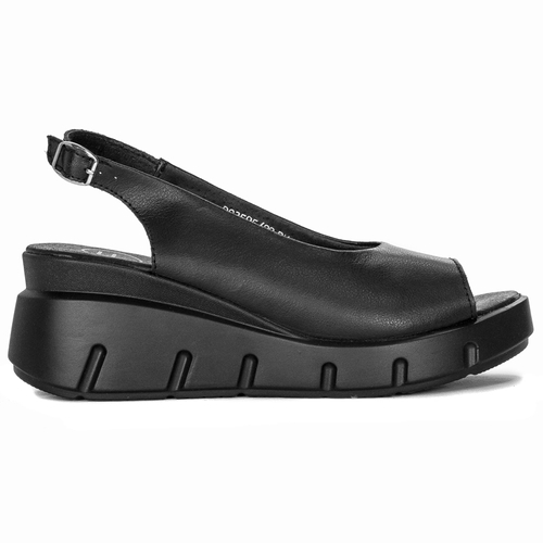 Filippo Black leather Women's Sandals