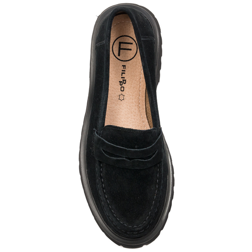 Filippo Black women's Low Shoes Black