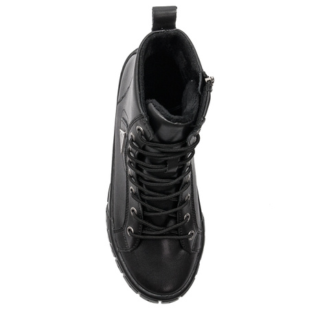Filippo Boots women's black platform boots