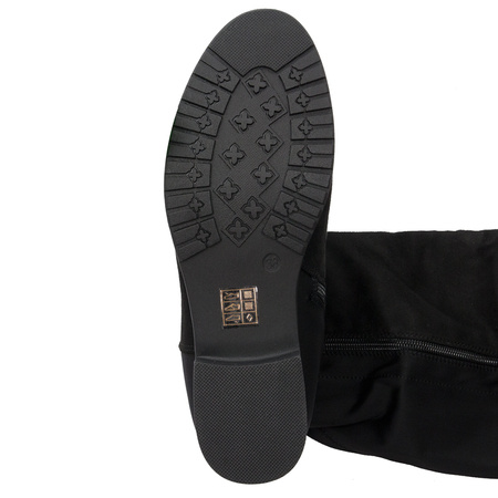Filippo DKZ1637-21 BK Black Knee-high Boots