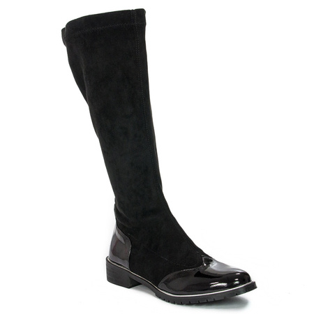 Filippo DKZ3119-21 BK Black Knee-high Boots