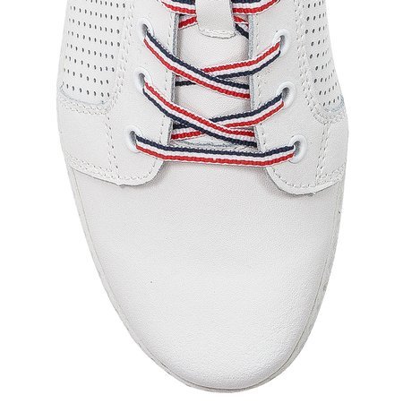 Filippo DP008/22 WH White Flat Shoes