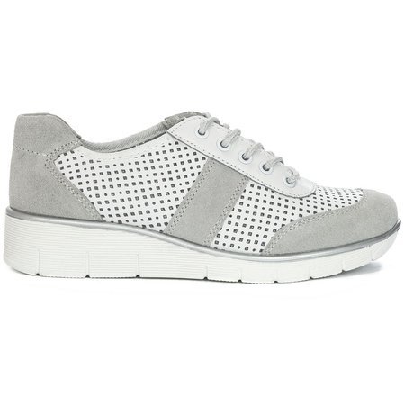 Filippo DP028-21 White Flat Shoes