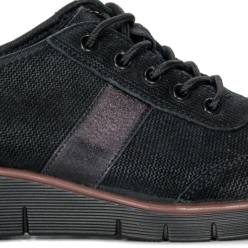 Filippo DP028-22 BK Black Flat Shoes