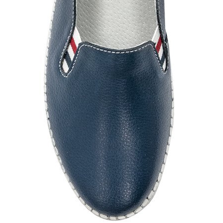Filippo DP066-20 Navy Flat Shoes