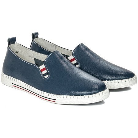 Filippo DP066-20 Navy Flat Shoes