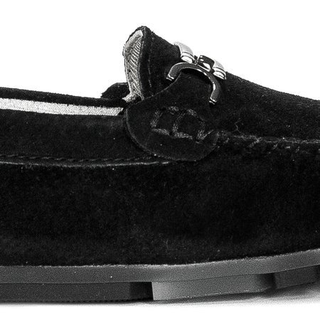 Filippo DP1202-20 Black Flat Shoes