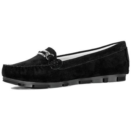 Filippo DP1202-20 Black Flat Shoes