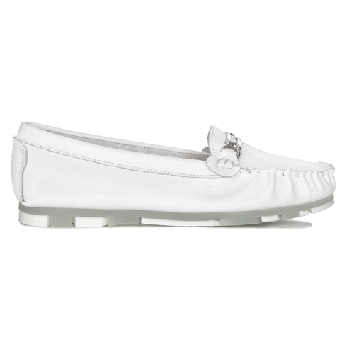 Filippo DP1202-24 WH White Flat Shoes