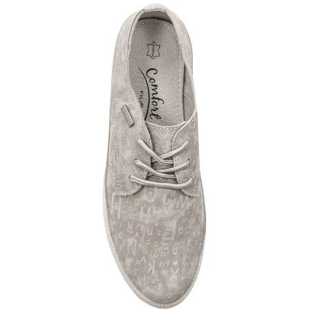 Filippo DP1383-20 Grey Flat Shoes