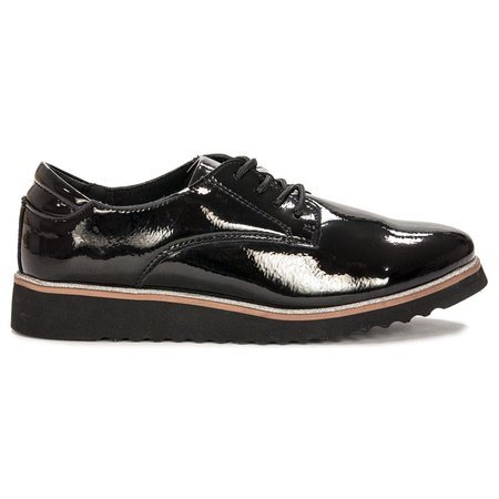 Filippo DP1514-22 BK Black Flat Shoes